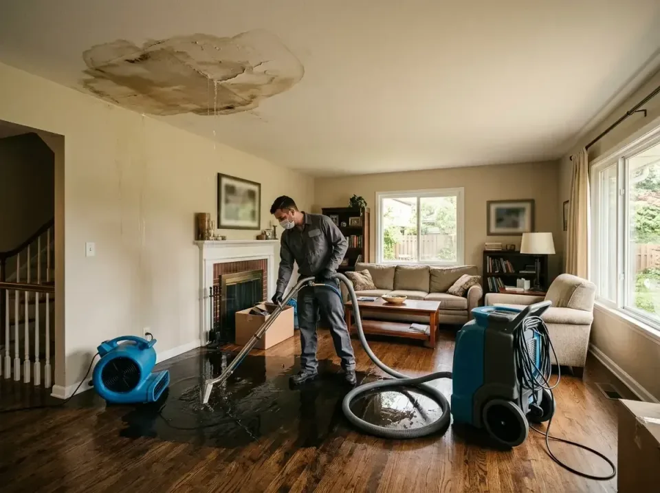 attic-pipe-burst-ceiling-drip-008 — frequently asked questions, Water Damage Restoration & Carpet Care in Dundalk, MD